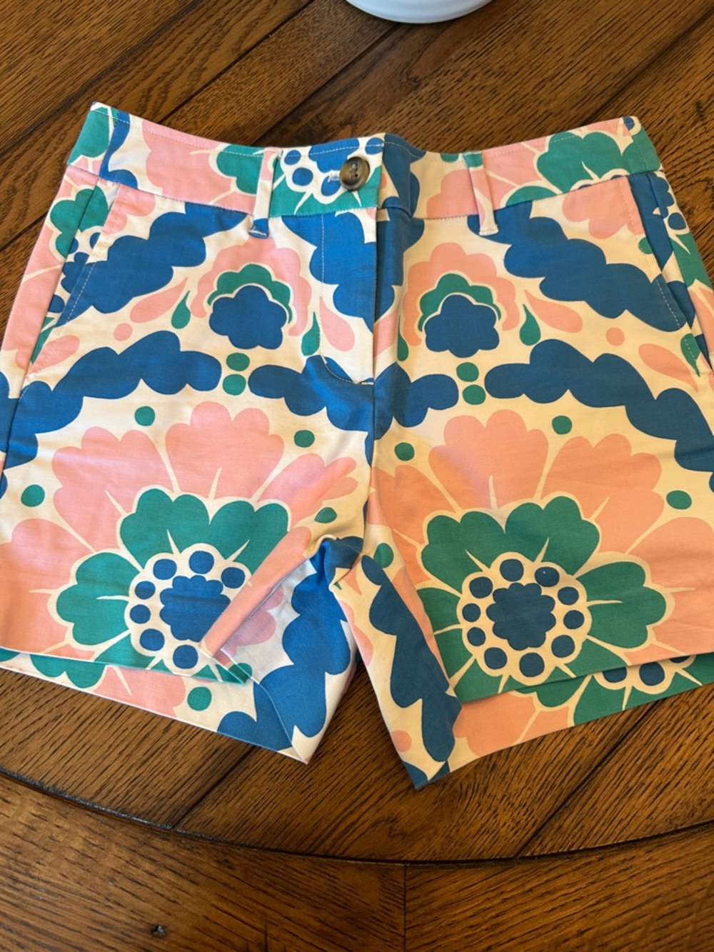 Boden Multicolor Polka Dot Cotton Shorts size 2